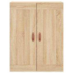 Berkfield Home Highboard Sonoma Oak 69.5x34x180 cm Engineered Wood in Brown - thumbnail 6