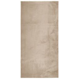 Berkfield Home Rug HUARTE Short Pile Soft & Washable Sand 100x200 cm in Brown - Size: Medium - thumbnail 2