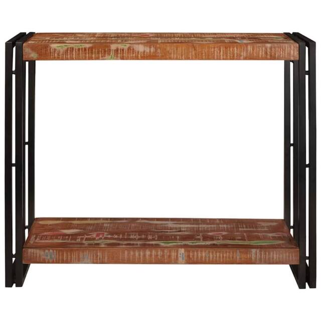 Berkfield Home Durable Console Tables Multicolour 90 x 33 x 75 cm Solid reclaime - image 1