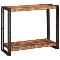 Berkfield Home Durable Console Tables Multicolour 90 x 33 x 75 cm Solid reclaime - thumbnail 3