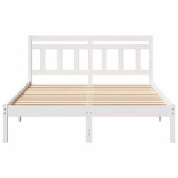 Berkfield Home Traditional with Headboard White 120 x 190 cm Pine wood - thumbnail 5