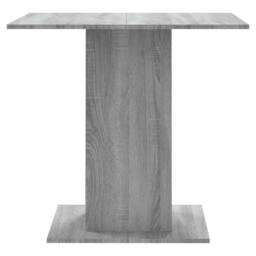 Berkfield Home Durable Dining Table Grey Sonoma 80x80x75 cm Engineered Wood - Size: 80 x 80 x 75 cm - thumbnail 5