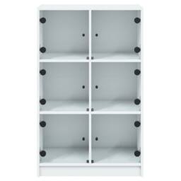 Berkfield Home Highboard with Doors White 68x37x109 cm Engineered Wood - Size: 68 x 37 x 109 cm - thumbnail 7
