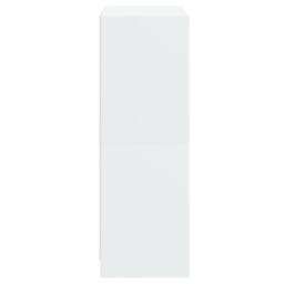 Berkfield Home Highboard with Doors White 68x37x109 cm Engineered Wood - Size: 68 x 37 x 109 cm - thumbnail 8