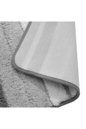 Living and Home Gradient Grey Stripes Non-Slip Absorbent Floor Mat for Bathroom Doorways, 60cm L x 40cm W - Size: 40 cm x 60 cm - thumbnail 5