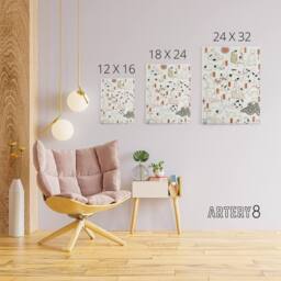 "Artery8 Cats Vintage Japanese Ukiyo E Kuniyoshi Canvas Wall Art in White - Size: W18"" x H24""" - thumbnail 4