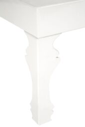 Orsina High Gloss Coffee Table, Wood Coffee Table, Rectangular Coffee Table, Stylish Coffee Table in White - thumbnail 3