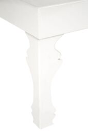 Orsina High Gloss Coffee Table, Wood Coffee Table, Rectangular Coffee Table, Stylish Coffee Table in White - thumbnail 4