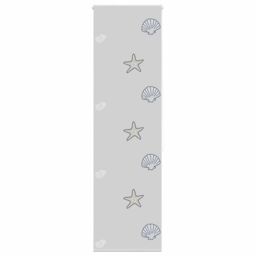 Berkfield Home Shower Roller Blind 70x240 cm Fabric Width 66 cm in Grey - thumbnail 1