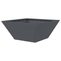 Berkfield Home Garden Bowl Planter Anthracite 35x35x15 cm Steel - Size: 35 x 35 x 15 cm - thumbnail 7