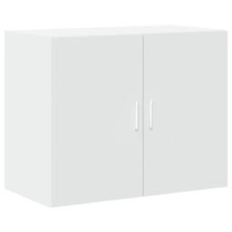 Berkfield Home Wall Cabinet White 80x42.5x64 cm Engineered Wood - thumbnail 2