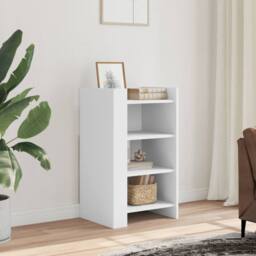 Berkfield Home Sideboard White 45x35x75 cm Engineered Wood - Size: 45 x 35 x 75 cm - thumbnail 2