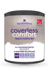 Slumberdown Coverless Comfort Abstract 10.5 Tog Reversible Duvet & 2 Pillowcases - Size: Single - thumbnail 8