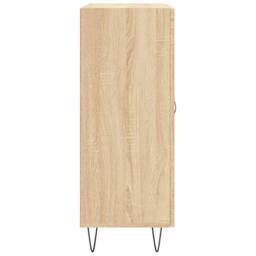 Berkfield Home Sideboard Sonoma Oak 69.5x34x90 cm Engineered Wood in Light Brown - thumbnail 7