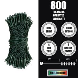 VFM e-Store Christmas Lights 800 LED 20m Xmas Tree Fairy - thumbnail 2