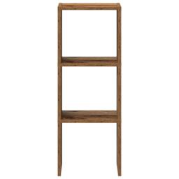 Berkfield Home Bookcase Stackable Old Wood 30x30x80 cm Engineered Wood in Brown - Size: 30 x 30 x 80 cm - thumbnail 4