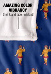 Warner Brothers Scooby Doo Officially Licensed Silky Touch Super Soft Throw Blanket 152 x 127 cm in White - thumbnail 4