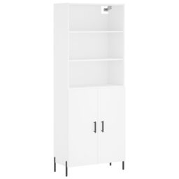 Berkfield Home Highboard White 69.5x34x180 cm Engineered Wood - thumbnail 2