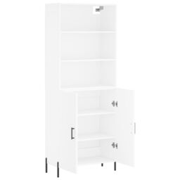 Berkfield Home Highboard White 69.5x34x180 cm Engineered Wood - thumbnail 4