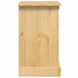 Berkfield Home Bedside Cabinet Corona 53x39x66 cm Solid Wood Pine in Brown - Size: 53 x 39 x 66 cm - thumbnail 5