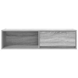 Berkfield Home TV Cabinet Grey Sonoma 100x31x25.5 cm Engineered Wood - thumbnail 6
