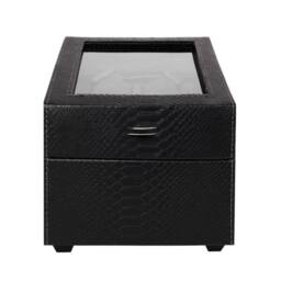 Kelvenix 3 Slots Display Case Rotating Storage Organizer in Black - Size: 500mm - thumbnail 2
