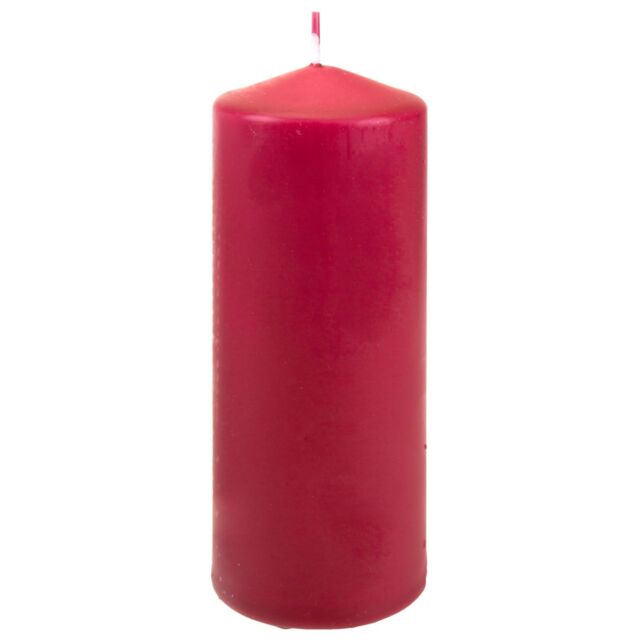 VFM e-Store Vanilla 15cm Pillar Candle Luxury Scented Decor in Red - image 1