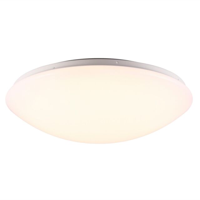 Nordlux Modern Indoor Ceiling Light White Metal Intergrated LED Bathroom Safe - Mains Powered, IP44 - image 1