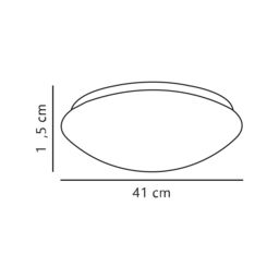 Nordlux Modern Indoor Ceiling Light White Metal Intergrated LED Bathroom Safe - Mains Powered, IP44 - thumbnail 2