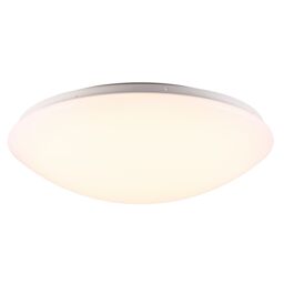 Nordlux Modern Indoor Ceiling Light White Metal Intergrated LED Bathroom Safe - Mains Powered, IP44 - thumbnail 1