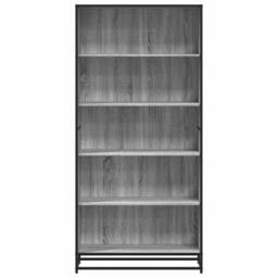 Berkfield Home Bookcase Grey Sonoma 80.5x35x170.5 cm Engineered Wood - thumbnail 4