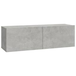 Berkfield Home 6 Piece TV Cabinet Set Concrete Grey Engineered Wood - thumbnail 6