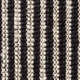 THE RUGS Ebony Jute Rug & Runner Hand Woven Natural Fibre Striped 10mm Pile in Cream - Size: 160 cm x 230 cm - thumbnail 2