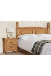 Birlea Mexican Corona Low End Bed in Beige - Size: Double - thumbnail 2