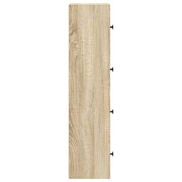 Berkfield Home Bookcase Sonoma Oak 40x24x102 cm Engineered Wood in Brown - Size: 40 x 24 x 102 cm - thumbnail 6