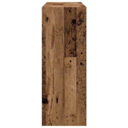 Berkfield Home Console Table Old Wood 78x30x80 cm Engineered Wood in Brown - Size: 78 x 30 x 80 cm - thumbnail 5