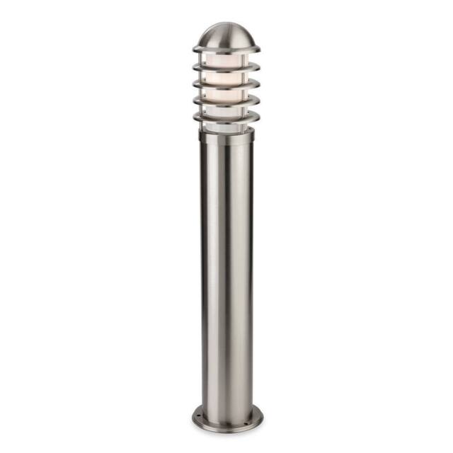Netlighting Penrith Bollard 800mm Stainless Steel IP44 in Grey