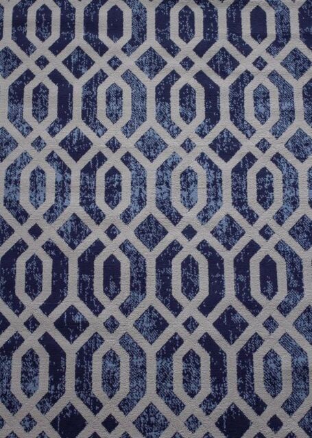 Rugstyle Balletto Heatset Geometric Rug in Blue - Size: 200 cm x 290 cm - image 1