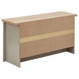 FORGEVIO 2 Shelf Shoe Storage bench Unit Grey & Oak Simple design - thumbnail 2