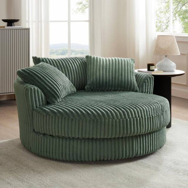 Home Detail Sky Swivel Loveseat in Green - image 1
