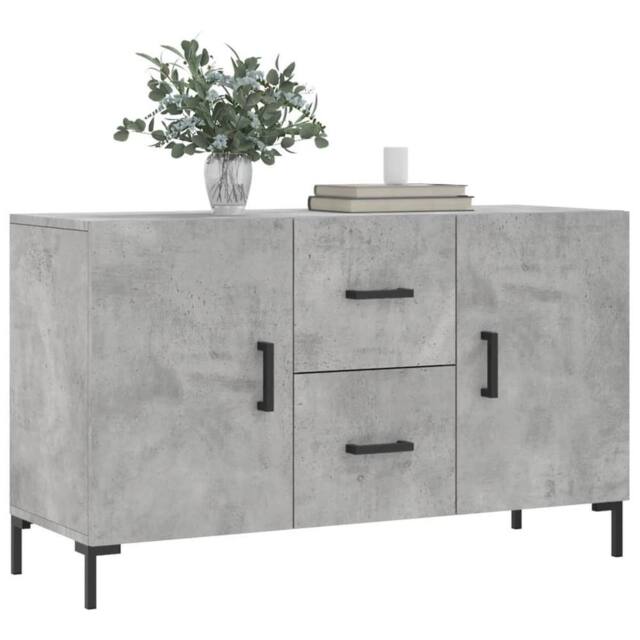 Berkfield Home Sideboard Concrete Grey 100x36x60 cm Engineered Wood - Size: 100 x 36 x 60 cm - image 1