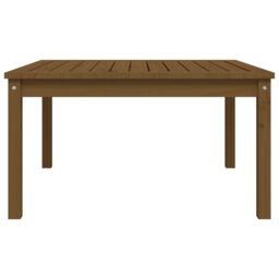 Berkfield Home Garden Table Honey Brown 82.5x82.5x45 cm Solid Wood Pine - thumbnail 5