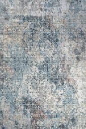 Kukoon Blue Grey Abstract Mosaic Pattern Soft Dense Pile Living Room Area Rug in Mid Blue - Size: 240 cm x 330 cm - thumbnail 2