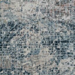Kukoon Blue Grey Abstract Mosaic Pattern Soft Dense Pile Living Room Area Rug in Mid Blue - Size: 240 cm x 330 cm - thumbnail 9