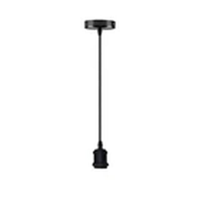 Havendro Black - Round Cable Pendant Lamp Holder: Industrial Vintage Ceiling Rose E27 - image 1