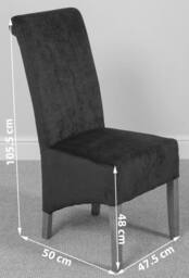 Thats Furniture Oregon Round Oak Dining Table & 4 Montana Fabric Chairs in Grey - thumbnail 9