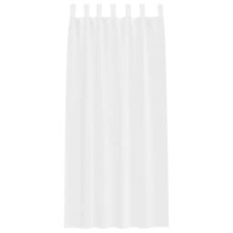 Berkfield Home Full Curtains with Curtains 2 pcs White 140 x 260 cm Polyester - thumbnail 4