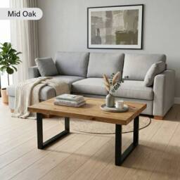 TRL Handmade Furniture Elegant Beech Outdoor Table - Walnut in Brown - Size: 220 cm x 80 cm - thumbnail 1
