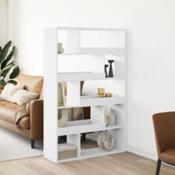 Berkfield Home Room Divider White 100x33x156.5 cm Engineered Wood - thumbnail 1