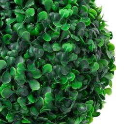 Berkfield Home Artificial Boxwood Plant with Pot Ball Shaped Green 90 cm - thumbnail 3